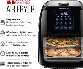 chefman auto-stir air fryer oven reviews